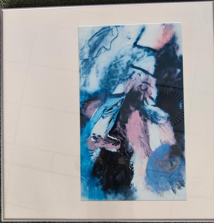 Fraai ingelijste zeefdruk, Ger Lataster - Nummer 6, Antiek en Kunst, Kunst | Litho's en Zeefdrukken, Ophalen