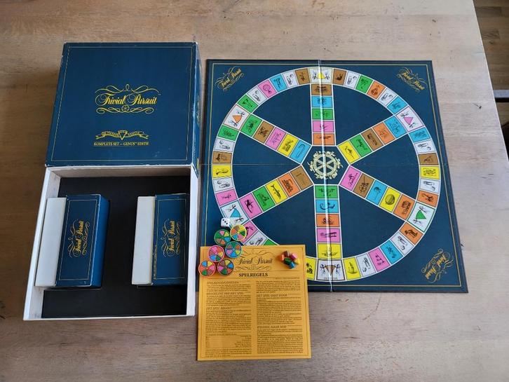 spel Trivial pursuit 2e genus editie, Hobby en Vrije tijd, Gezelschapsspellen | Bordspellen, Gebruikt, Een of twee spelers, Drie of vier spelers