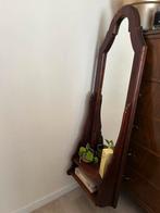 Vintage wandspiegel met plankjes, Antiek en Kunst, Antiek | Spiegels, Ophalen of Verzenden, Minder dan 50 cm, Minder dan 100 cm