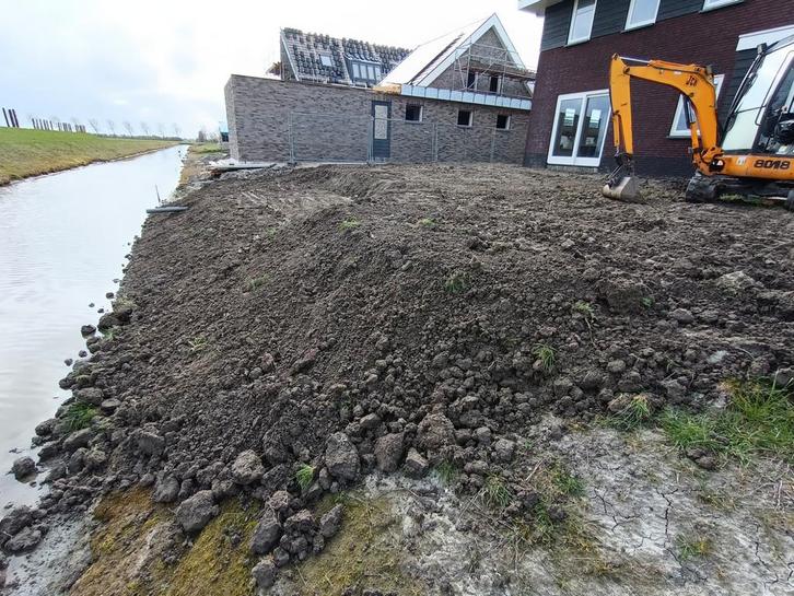 Mini Graafmachine met Machinist te Huur Regio Warmenhuizen, Tuin en Terras, Zand, Nieuw, Overige typen, Ophalen of Verzenden