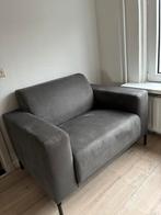 Donkergrijze Loveseat fauteuil van Pronto Wonen, Ophalen, 75 tot 100 cm, Zo goed als nieuw, 100 tot 125 cm