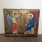 Maria Boodschap Schilderij - 50x42cm, Ophalen of Verzenden