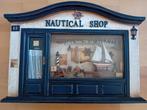 Nautical shop maritime diorama wandkastje schip decoratie, Ophalen of Verzenden, Gebruikt