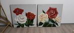 Schilderij rozen Roos 2x, Ophalen