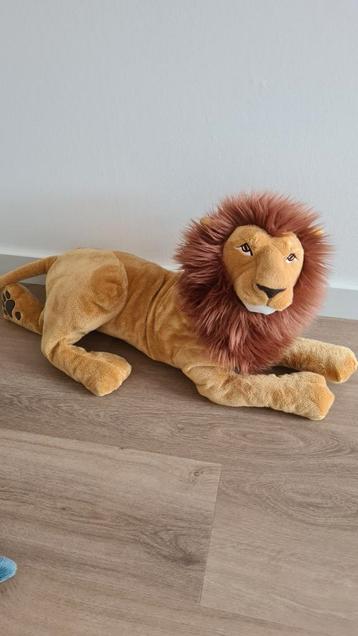 Knuffel Ikea Djungelskog leeuw geel bruin XL K9368 beschikbaar voor biedingen