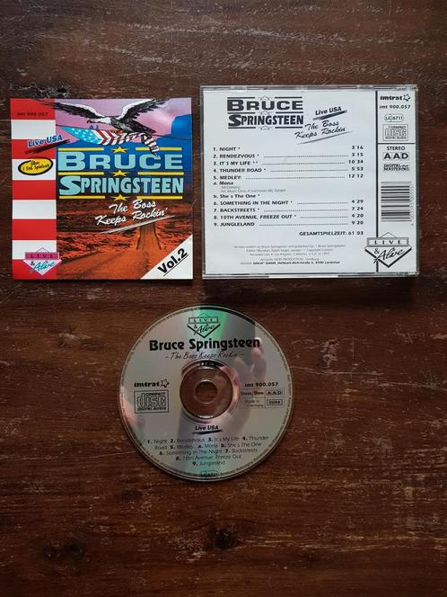 Bruce Springsteen & E Street Band - Boss keeps rockin' cd, Cd's en Dvd's, Cd's | Pop, Gebruikt, 1980 tot 2000, Ophalen of Verzenden