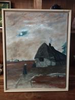 Mooi schilderij incl baklijst afm ca 40x50 cm, Ophalen of Verzenden