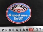 sticker Groot Spel  MARTINI  Ik speel mee En U ?, Ophalen, Zo goed als nieuw, Bedrijf of Vereniging
