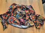 Hippie Flower Power top maat S, Kleding | Dames, Carnavalskleding en Feestkleding, Ophalen of Verzenden, Zo goed als nieuw, Maat 38/40 (M)