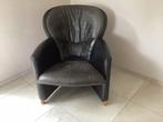 Leolux fauteuil, Huis en Inrichting, Fauteuils, Ophalen, Gebruikt, 50 tot 75 cm, Leer