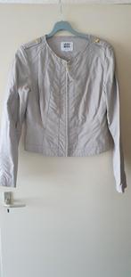 VERO MODA BEIGE IMMITATIE LEREN JASJE MET RONDE HALS MAAT XL, Vero Moda, Beige, Maat 46/48 (XL) of groter, Nieuw