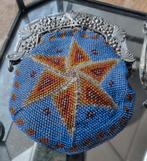 Antieke Hollandse kralenbeurs aan zilveren beugel
Folklore, Ophalen of Verzenden