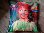 Pippi Langkous Kussen - 45x45 cm - Nieuw, Ophalen of Verzenden, Nieuw, Overige kleuren, Vierkant