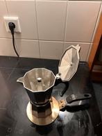 Mokkapot/percolator met inductieplaatje (6 koppen), Inductieplaat, Overige typen, Aluminium, Ophalen of Verzenden