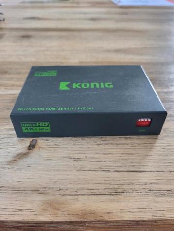 Konig 4K HDMI Splitter 1 in 2 uit beschikbaar voor biedingen