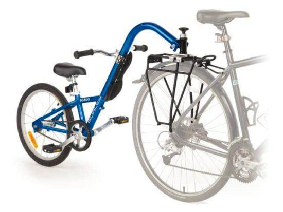 Burley Kazoo aanhangfiets blauw, Fietsen en Brommers, Fietsaccessoires | Aanhangers en Karren, Zo goed als nieuw, Aanhangfiets