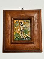 Richard Braun Cloisonné Emaille Schilderij 1947, Ophalen of Verzenden
