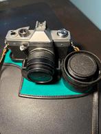 foto camera's analoog, lenzen, belichtingsmeter en Flitser, Ophalen of Verzenden, Gebruikt, Spiegelreflex, Overige Merken