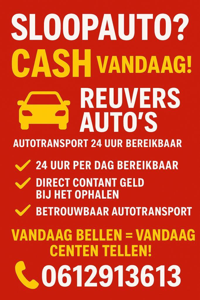 Sloop auto’s gezocht, Auto diversen, Overige Auto diversen, Ophalen