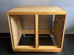 19 inch Delta studio rack op wielen - gelakt berken, Ophalen, Gebruikt, Overige instrumenten