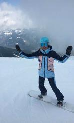 Ski pak Roxy donkerblauw, Ophalen of Verzenden, Zo goed als nieuw, Maat 36 (S), Pak