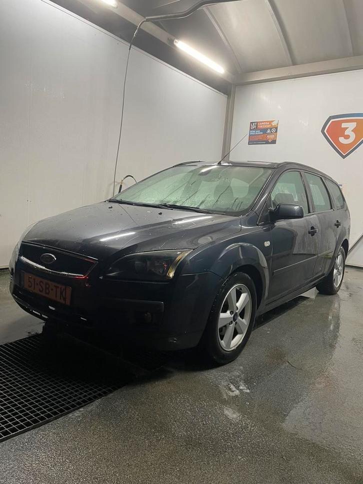 Ford Focus 1.6 74KW Wagon 2005 Grijs, Auto's, Ford, Particulier, Focus, Airbags, Airconditioning, Centrale vergrendeling, Cruise Control