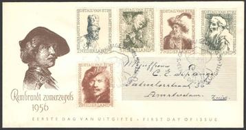 Nederland FDC E25a Met Adres, Zomerzegels 1955 beschikbaar voor biedingen