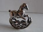 Miniatuur zilver ER24 hobbelpaard zilveren miniaturen, Antiek en Kunst, Verzenden, Zilver