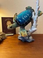 Schildpad op kunst koraal .deco, Verzamelen, Beelden en Beeldjes, Ophalen of Verzenden, Nieuw, Dier