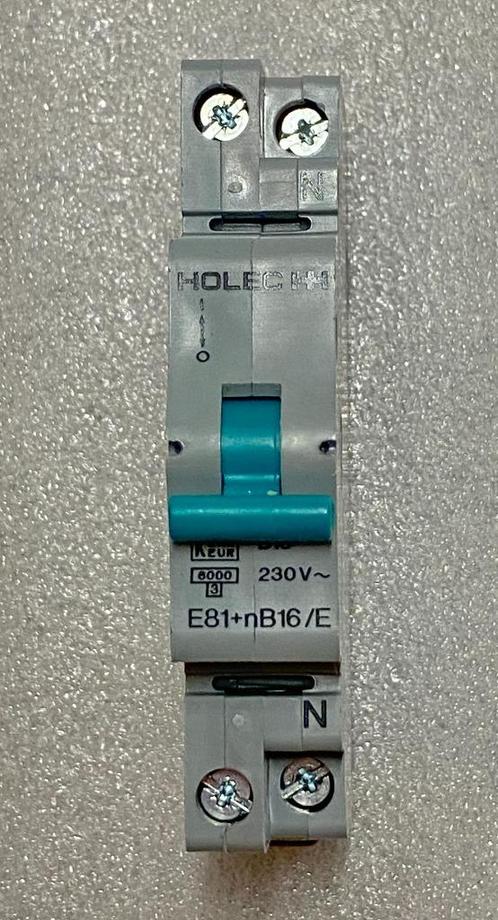 Holec installatieautomaat 230V 16A, Hobby en Vrije tijd, Elektronica-componenten, Zo goed als nieuw, Ophalen of Verzenden
