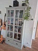 Retro houten Japanse boekenkast met ruitjes, Huis en Inrichting, Ophalen, Gebruikt