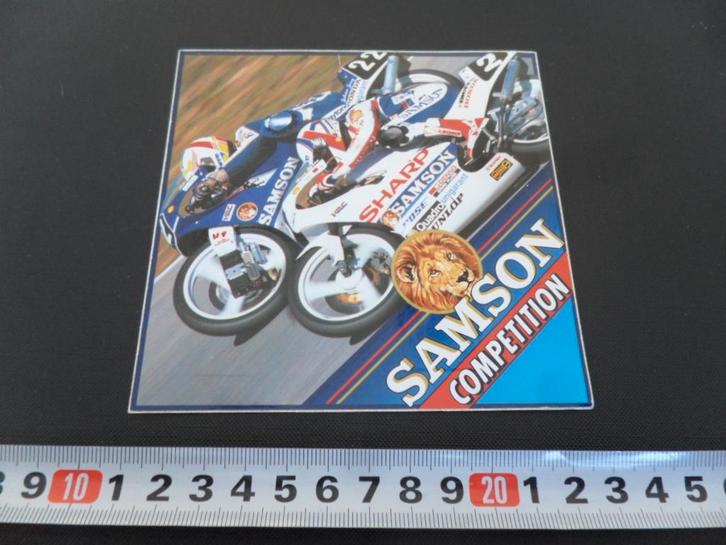 sticker SAMSON SHAG Competition  Motorrace, Hobby en Vrije tijd, Stickers en Plaatjes, Zo goed als nieuw, Sticker, Ophalen