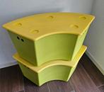 3x ikea 90s Glis opbergbak bak bankje groen/geel, Ophalen, Zo goed als nieuw, Overige typen
