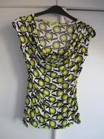 Cassis top maat 38 wit-zwart-geel, Kleding | Dames, Maat 38/40 (M), Cassis, Geel, Ophalen of Verzenden