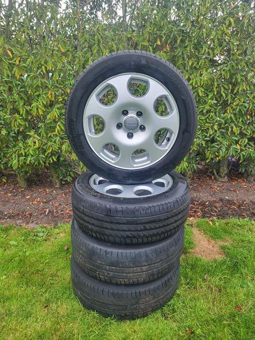 16" Audi wielen + Michelin zomerbanden, Auto-onderdelen, Banden en Velgen, Banden en Velgen, Zomerbanden, 16 inch, 205 mm, Personenwagen