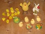Allemaal kuikentjes kipjes en haas Vintage Paasdecoratie., Ophalen of Verzenden, Zo goed als nieuw
