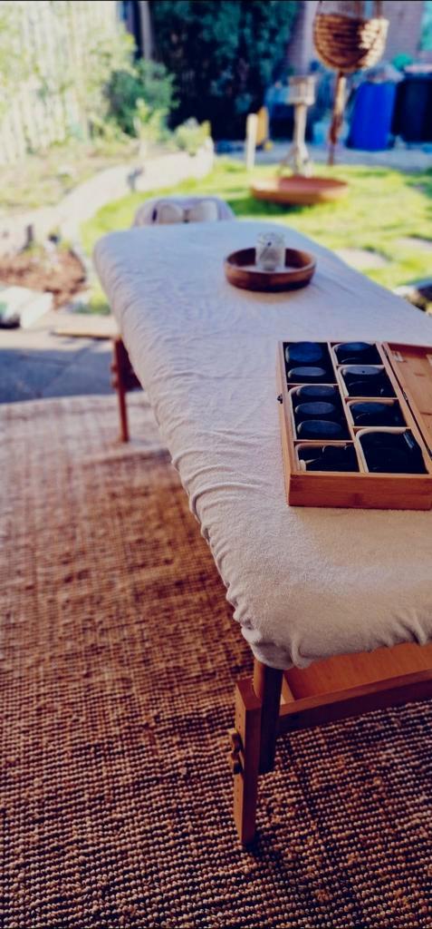 Hotstone Massage, Tuin en Terras, Ligbedden, Zo goed als nieuw, Ophalen of Verzenden