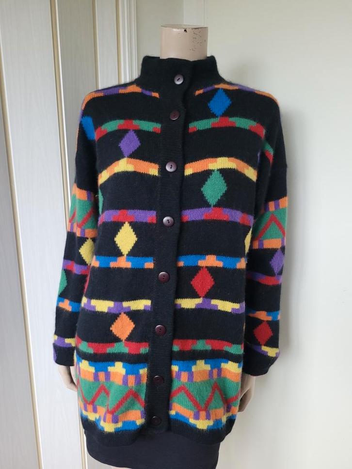 Carducci vintage wollen vest kleur maat M, Kleding | Dames, Truien en Vesten, Zo goed als nieuw, Maat 38/40 (M), Overige kleuren