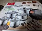 Nieuwe pannenset,royal=swiss, Huis en Inrichting, Keuken | Potten en Pannen, Ophalen of Verzenden, Nieuw, Rvs, Pannenset
