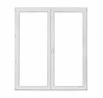 Kunststof draai-draaikiep kozijn b130 x h150 RAL9016, Kunststof, Overige typen, Niet ingevuld, Nieuw