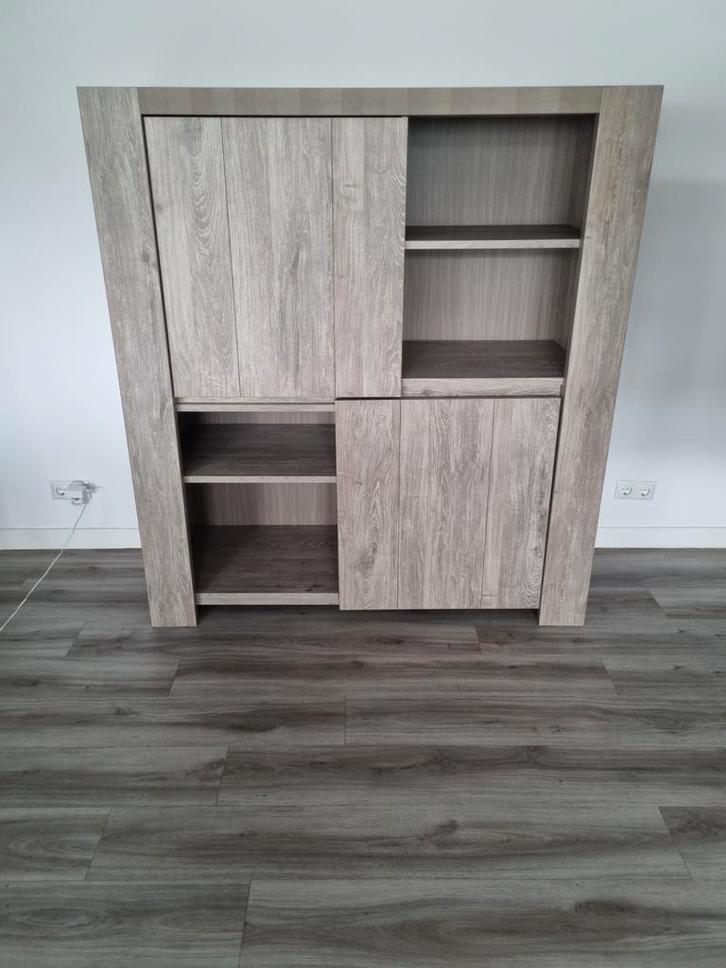 Complete Eiken grijs Lamulux meubelset, Huis en Inrichting, Complete inboedels, Ophalen