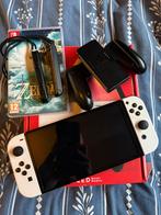 Nintendo Switch Oled + The Legend of Zelda TOTK, Spelcomputers en Games, Ophalen, Zo goed als nieuw, Met 1 controller, Switch OLED