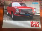 Oude folder brochure Mazda 818, Ophalen of Verzenden, Zo goed als nieuw, Mazda