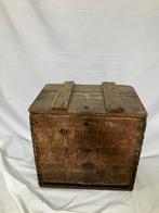 Antieke houten kist F.M. Rimming ton & son chemists Bradford, Huis en Inrichting, Woonaccessoires | Kisten, Ophalen of Verzenden