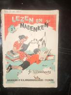 Lezen en Nadenken - Oud Leesboekje Piet Broos, Ophalen of Verzenden, Fr. S. Rombouts