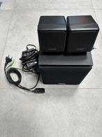 Cambridge Soundworks 2.1 speakerset met afstandsbedieninga, Computers en Software, Pc speakers, Ophalen of Verzenden, Gebruikt