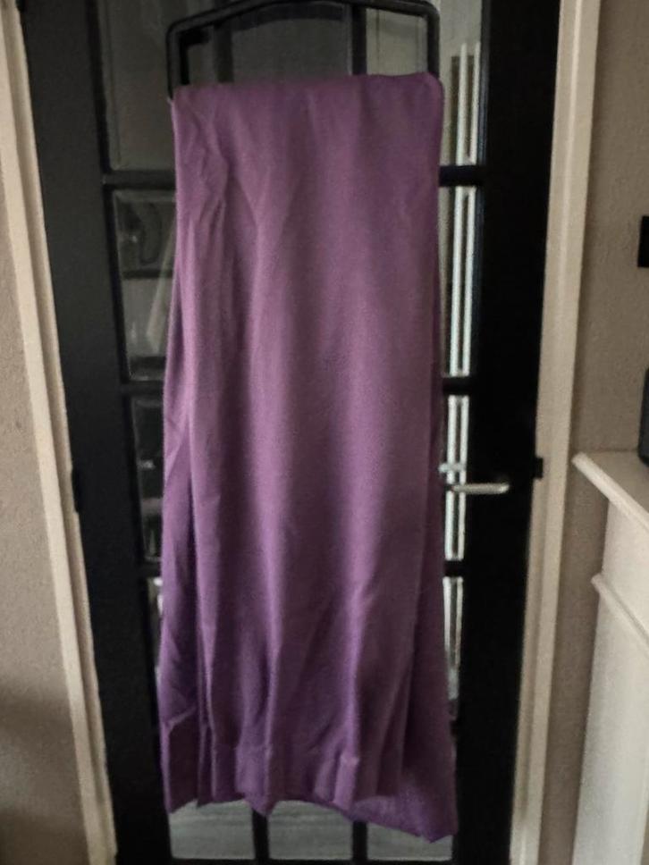 Verduisterende overgordijnen paars, Huis en Inrichting, Stoffering | Gordijnen en Lamellen, Zo goed als nieuw, 200 cm of meer