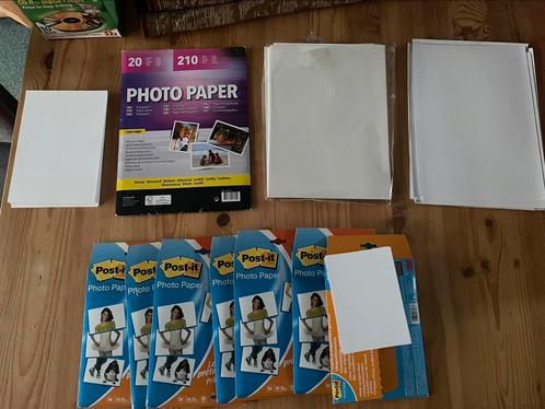 Groot pakket fotopapier post it mat glanzend a 4 10x15, Audio, Tv en Foto, Fotografie | Fotopapier, Nieuw, Ophalen of Verzenden