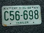 Kentekenplaat licenseplate Kentucky USA, Verzenden, Gebruikt, Auto's