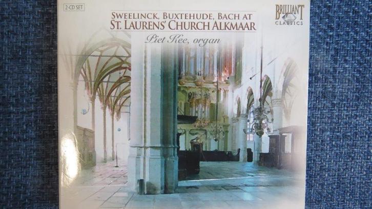 2cd orgel: Piet Kee, St. Laurenskerk Alkmaar, Sweelinck Bach, Cd's en Dvd's, Cd's | Klassiek, Zo goed als nieuw, Kamermuziek, Classicisme